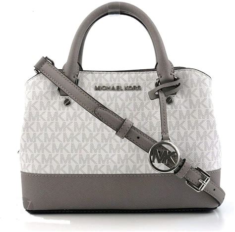 michael kors purse white and grey|Michael Kors handbags small gray.